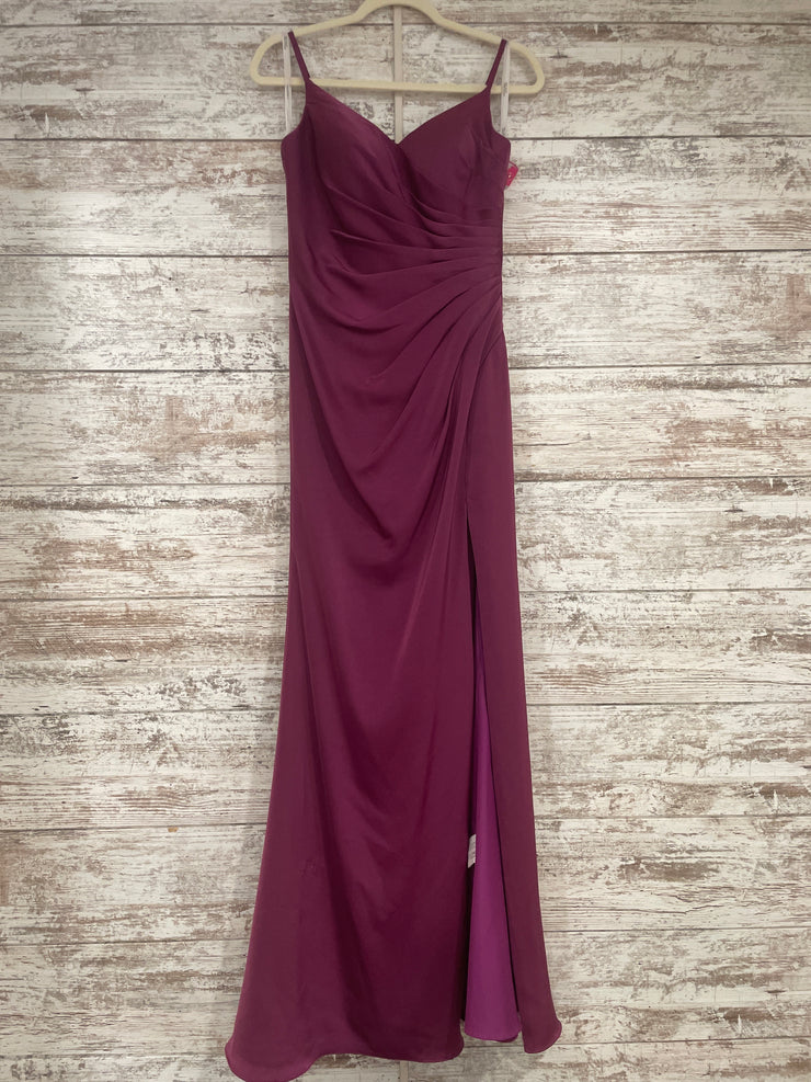 PURPLE LONG EVENING GOWN