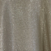 GREEN SPARKLY A LINE GOWN