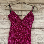 PINK FULL SEQUIN LONG DRESS