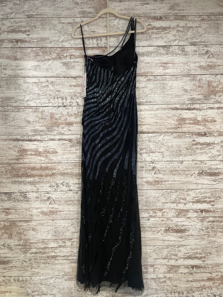 BLACK/NAVY SEQUIN DRES-NEW$528