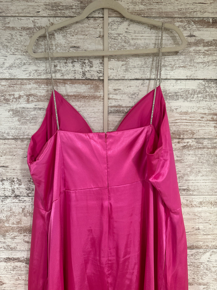 PINK A LINE GOWN