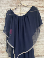 NAVY/SILVER SPARKLY JUMPER