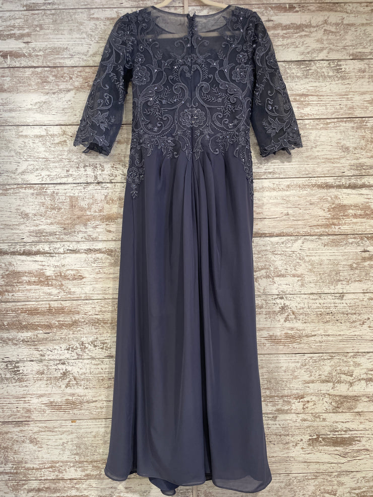 BLUE/FLORAL LONG DRESS (NEW)