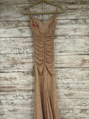 GOLD SPARKLY LONG DRESS