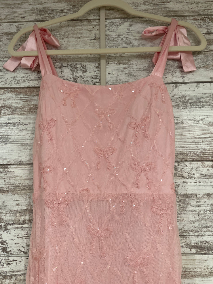 PINK LONG EVENING GOWN