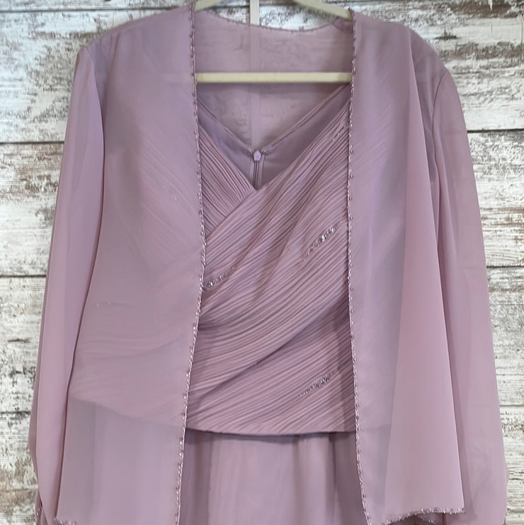 PINK 2 PC. LONG DRESS SET