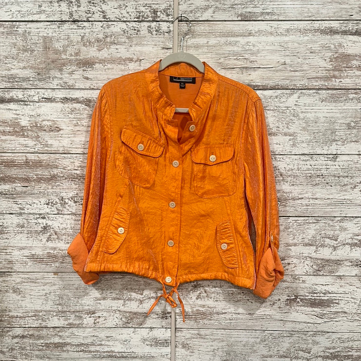 ORANGE SHIMMERY JACKET