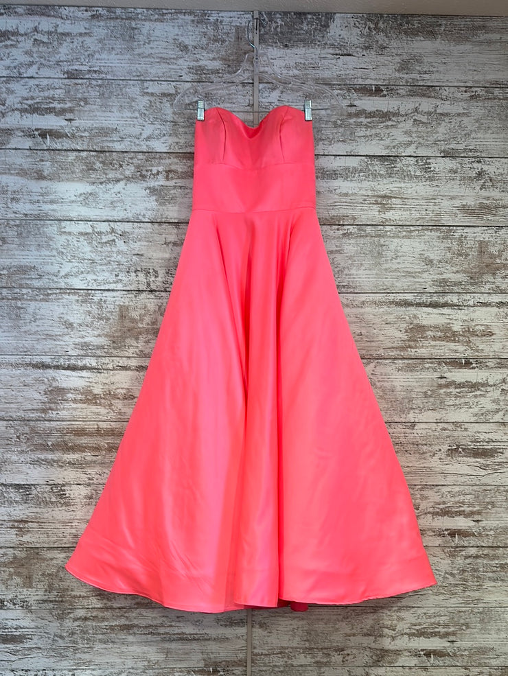 PINK PRINCESS A LINE GOWN