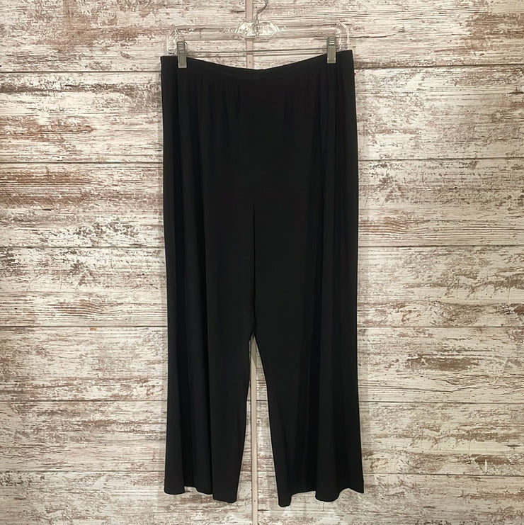 BLACK STRETCH DRESS PANTS