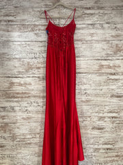 RED LONG EVENING GOWN (NEW)