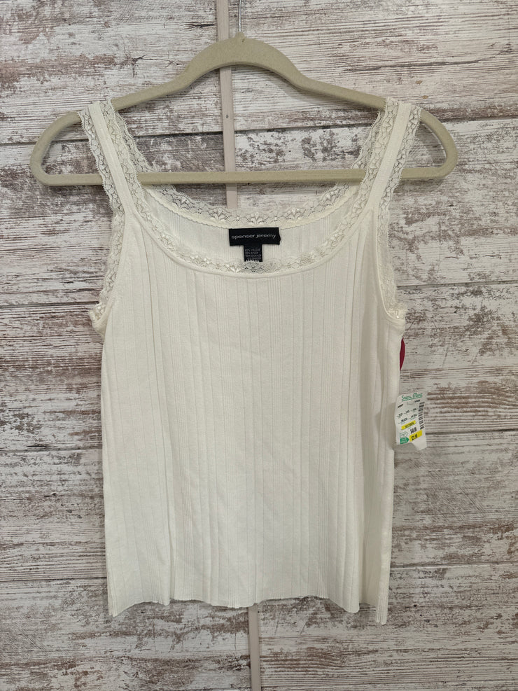 WHITE TANK TOP (NEW) $22