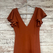 RUST COLORED LONG DRESS (NEW)