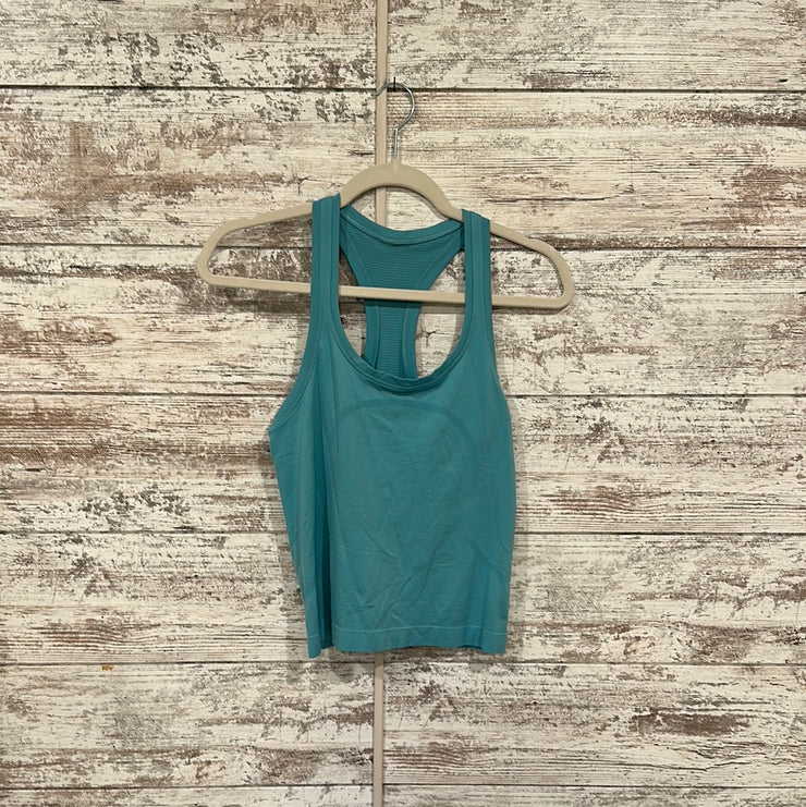 TEAL SHIFTLY TANK TOP $58