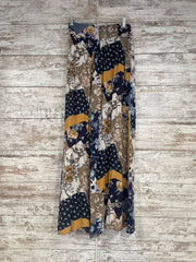 BLUE/YELLOW FLOWY PANTS $89