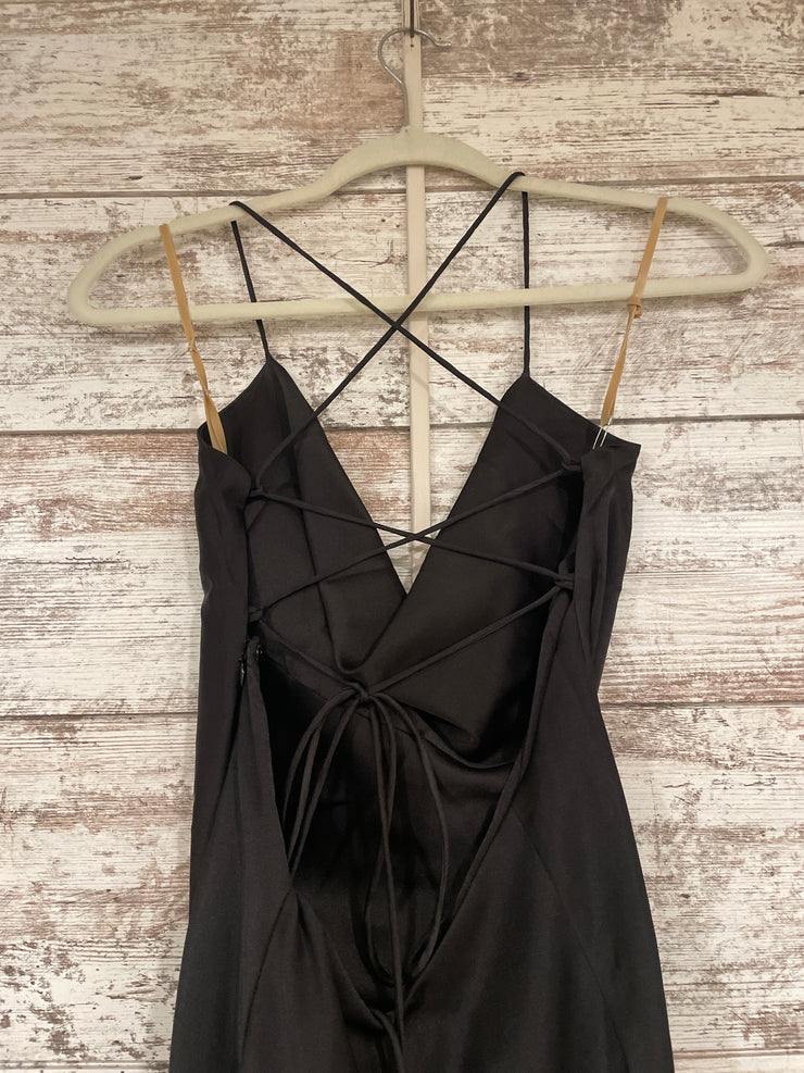 BLACK LONG EVENING GOWN