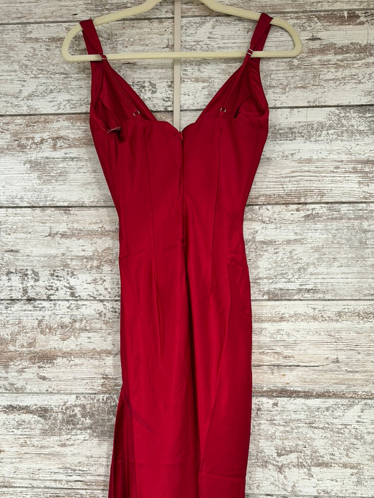 RED LONG EVENING GOWN (NEW)