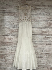 WHITE/LACE MERMAID GOWN