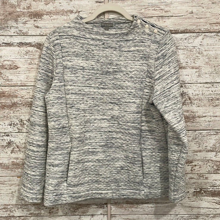 WHITE/GRAY TOP $109