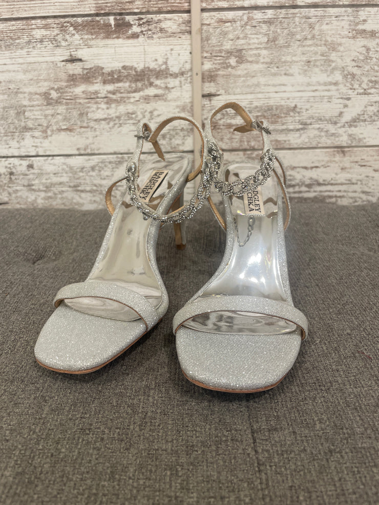 SILVER SPARKLY HEELS (NEW)