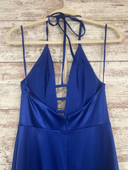 ROYAL BLUE LONG EVENING GOWN