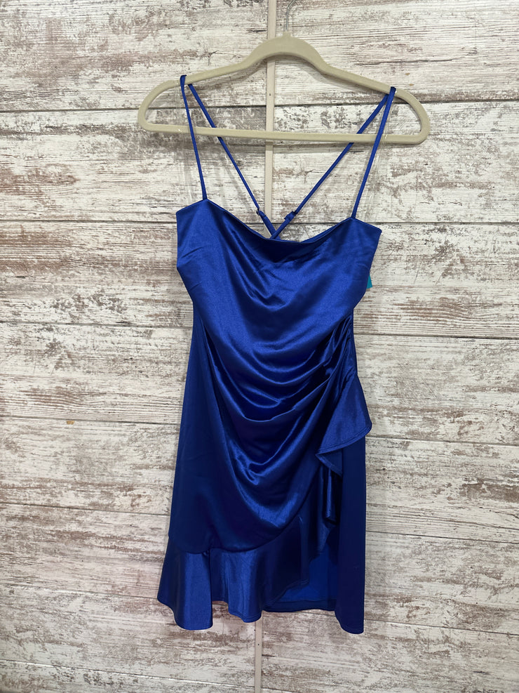 ROYAL BLUE SHORT DRESS