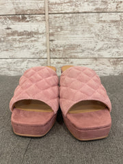 PINK QUILTED SANDALS (NEW) $99