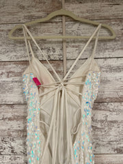 WHITE/COLORFUL LONG DRESS