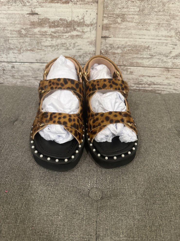 ANIMAL PRINT SANDALS-NEW $375