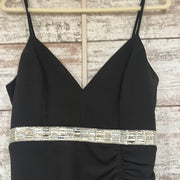 BLACK LONG EVENING GOWN