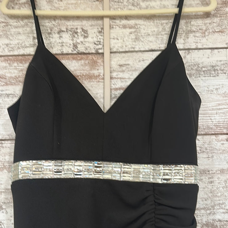 BLACK LONG EVENING GOWN