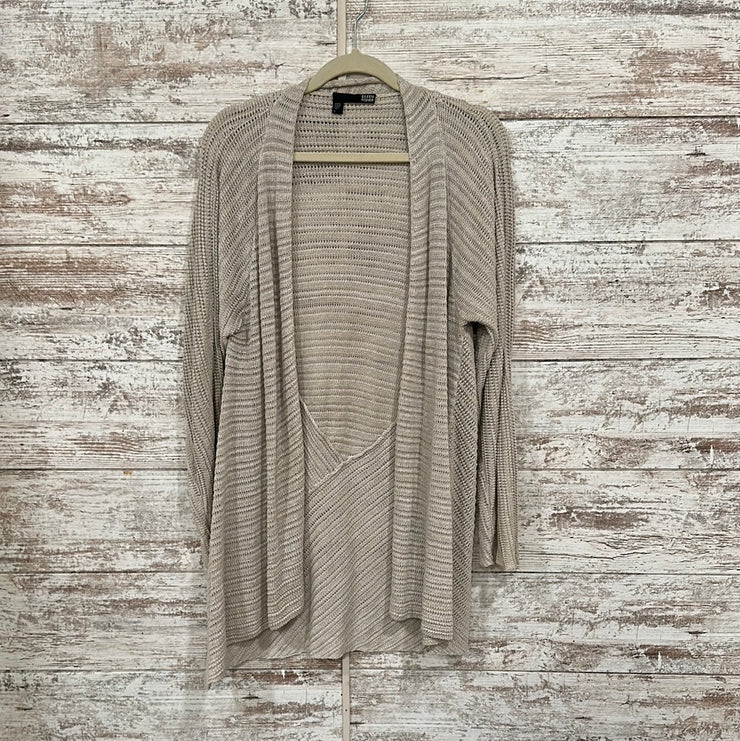 TAN OPEN CARDIGAN $348