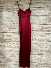 RED LONG EVENING GOWN