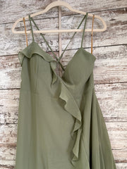 GREEN LONG EVENING GOWN (NEW)