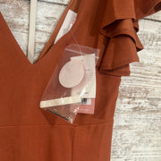 RUST COLORED LONG DRESS (NEW)