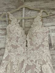 WHITE/NUDE WEDDING GOWN (NEW)