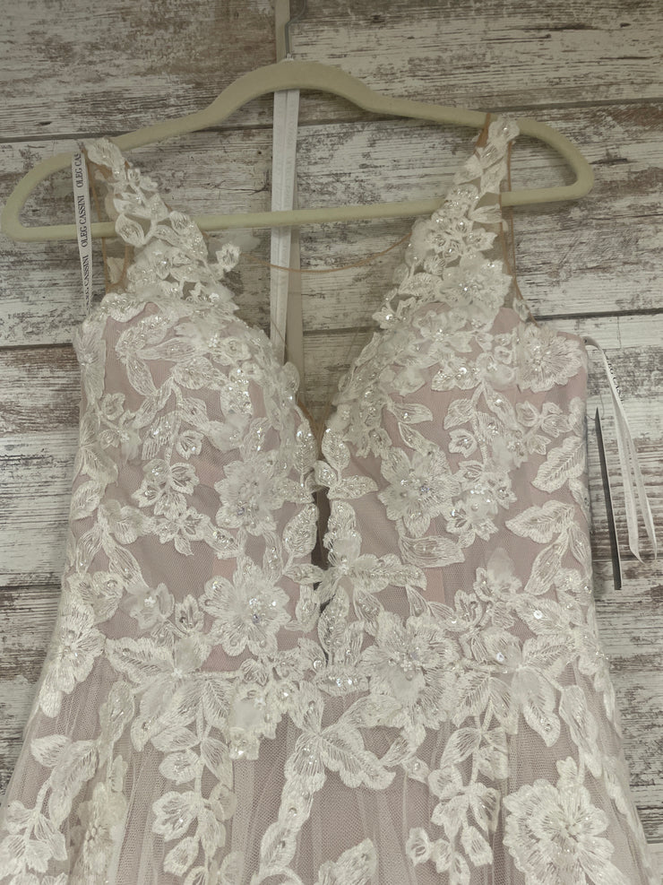 WHITE/NUDE WEDDING GOWN (NEW)