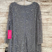 BLUE SEQUIN LONG DRESS (NEW)