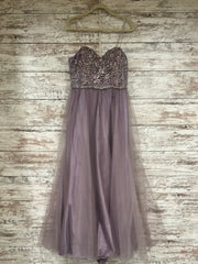 LAVENDER A LINE GOWN