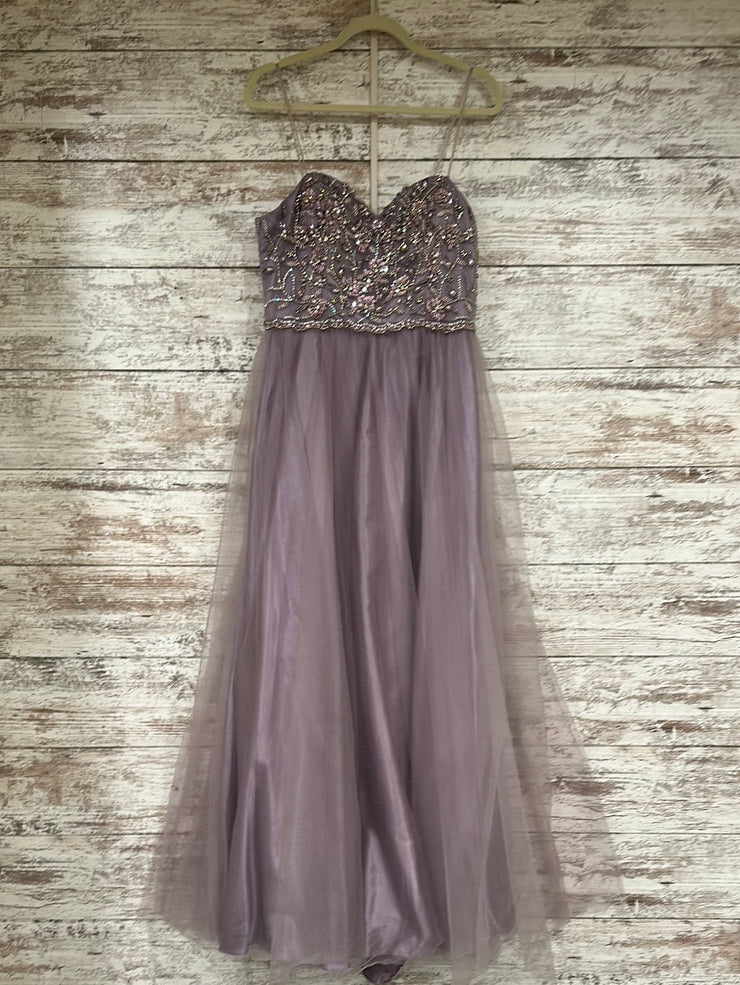 LAVENDER A LINE GOWN