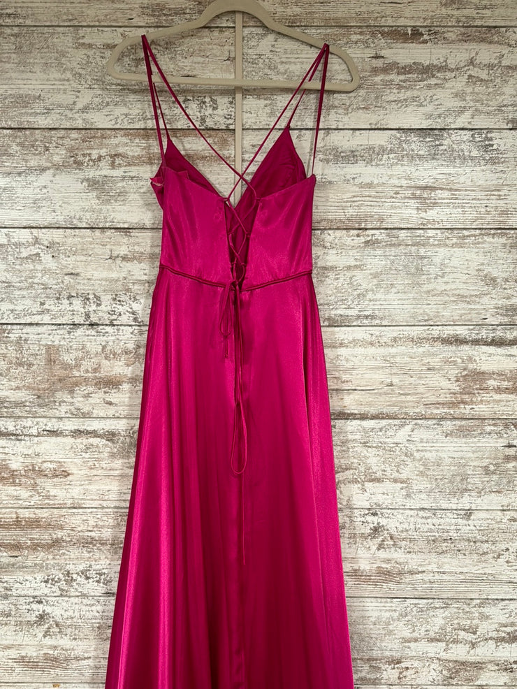 PINK A LINE GOWN