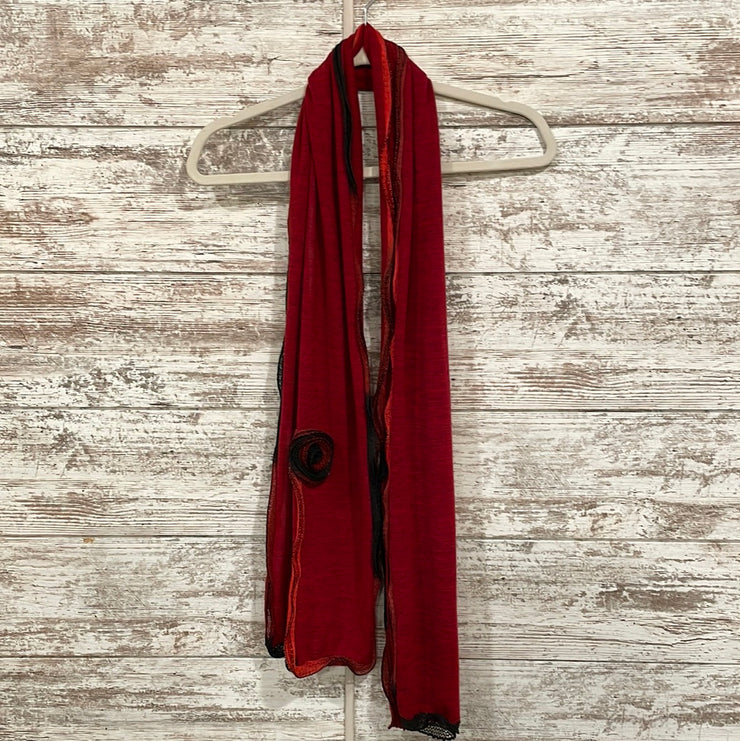 RED/BLACK SCARF