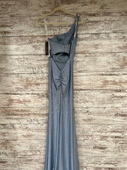 BLUE BEADED LONG DRESS (NEW)