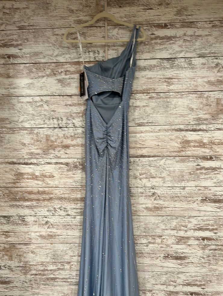 BLUE BEADED LONG DRESS (NEW)