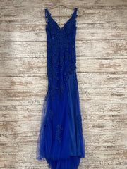 ROYAL BLUE MERMAID GOWN (NEW)