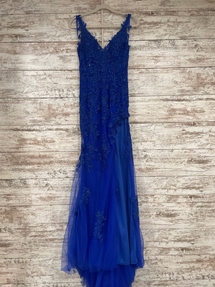 ROYAL BLUE MERMAID GOWN (NEW)