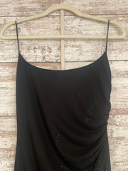 BLACK SPARKLY LONG DRESS