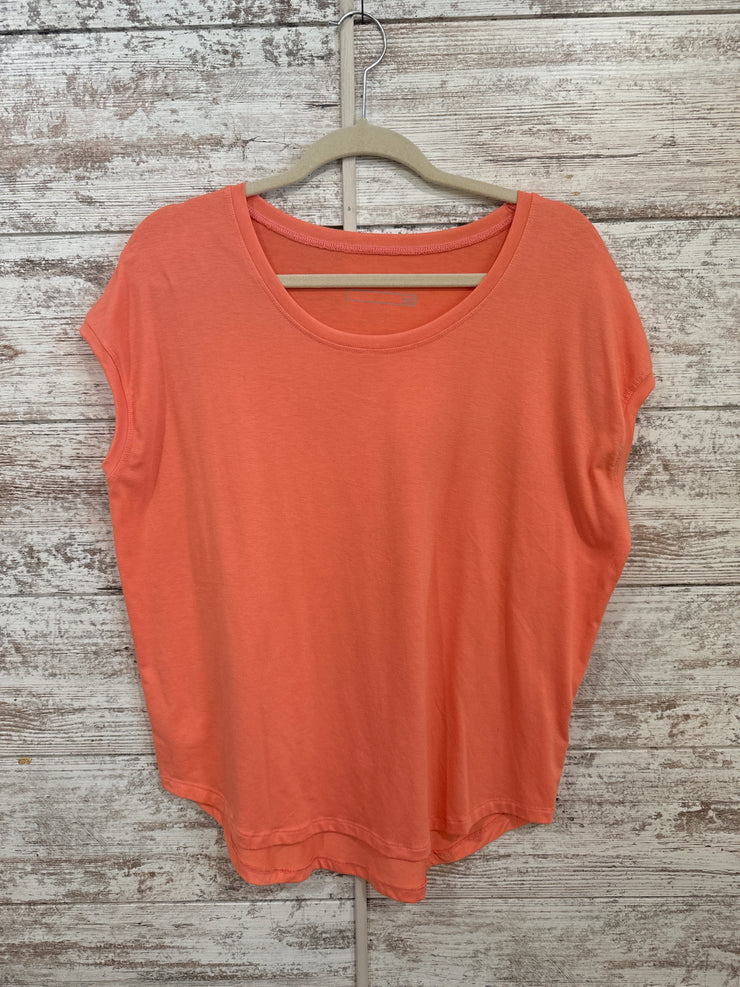 PEACH SHORT SLEEVE TOP