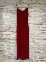 RED SPARKLY LONG DRESS