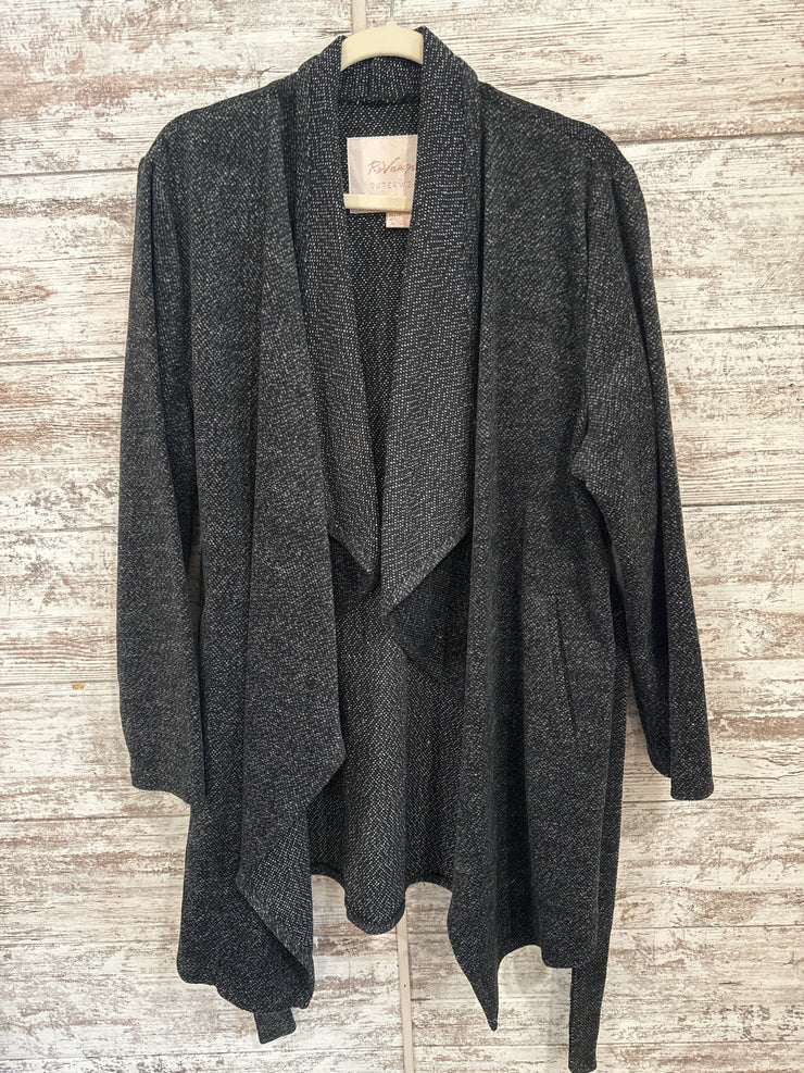 GRAY OPEN CARDIGAN/JACKET