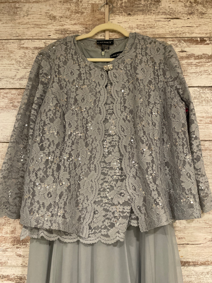 GREEN 2 PC. DRESS SET